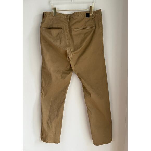 Vuori Collins Chino Pants V433 Mens 36 x 30 Khaki Brown Cotton Preppy Athleisure - Picture 5 of 12
